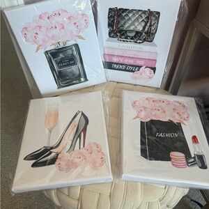 Chic Fashion Art Prints Set